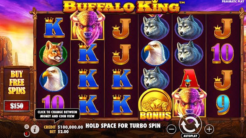 Buffalo King slot theme