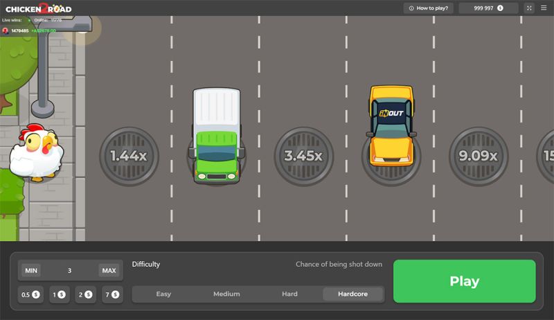 Thème du jeu Chicken Road 2
