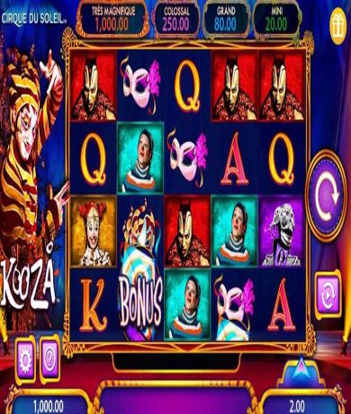 Play in Cirque du Soleil Kooza Slot: Review and Play Online for free now | CasinoCanada.com