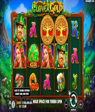 Play in Clover Gold Slot by Pragmatic Play - Review, Free Play in Demo Mode for free now | CasinoCanada.com