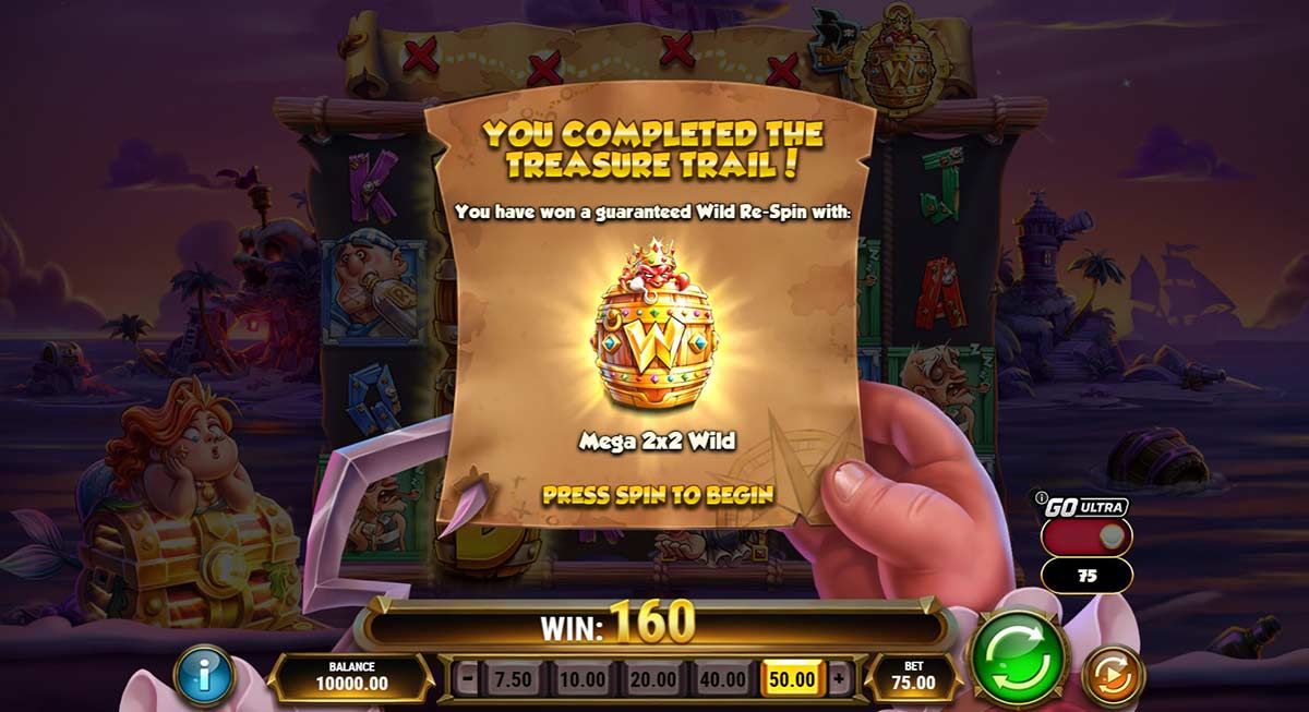 Machine à sous Crabby’s Gold 2 - Fonctionnalité « Mega 2x2 Wild »