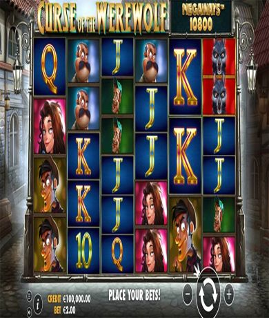 Play in Curse of the Werewolf Megaways Slot: Review and Play Online for free now | CasinoCanada.com