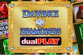 Da Vinci DIamonds Dual Play Online Slot Logo