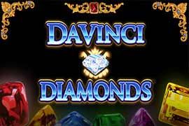 Da Vinci Diamonds Online Slot Logo