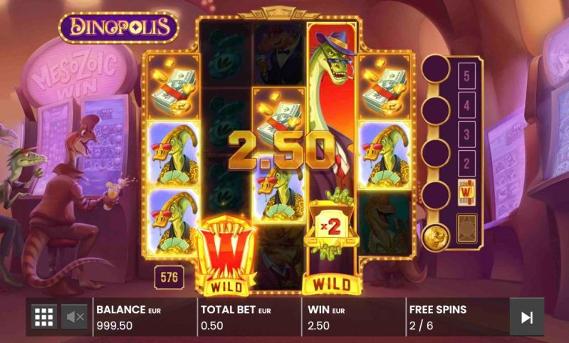 Dinopolis Slot Bonus Game Mode