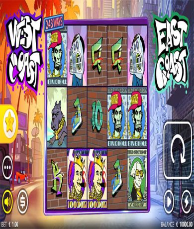 Play in East Coast vs West Coast Slot By NoLimit City - Slot Review and Free Demo Play for free now | CasinoCanada.com