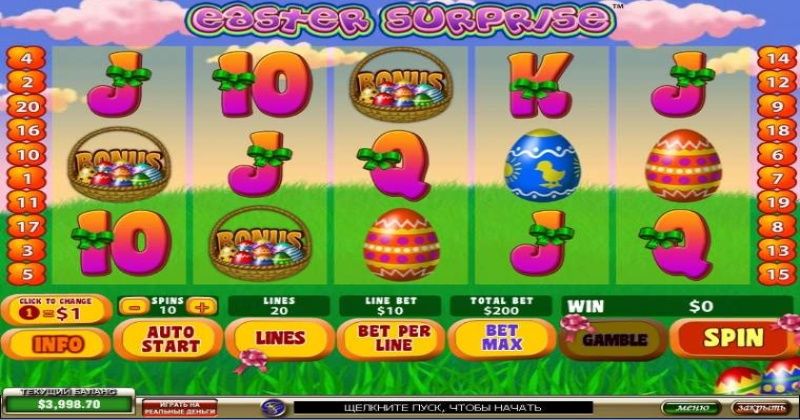 Play in Easter Surprise Slot Online from PlayTech for free now | CasinoCanada.com