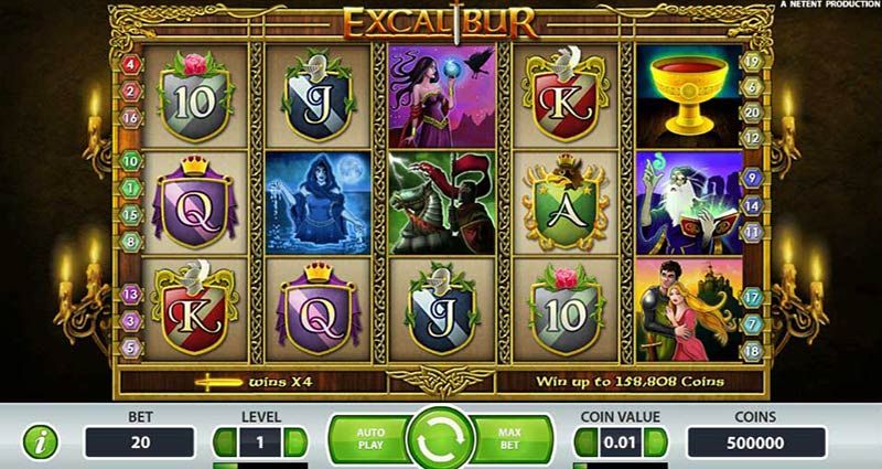 Excalibur Slot - Main theme