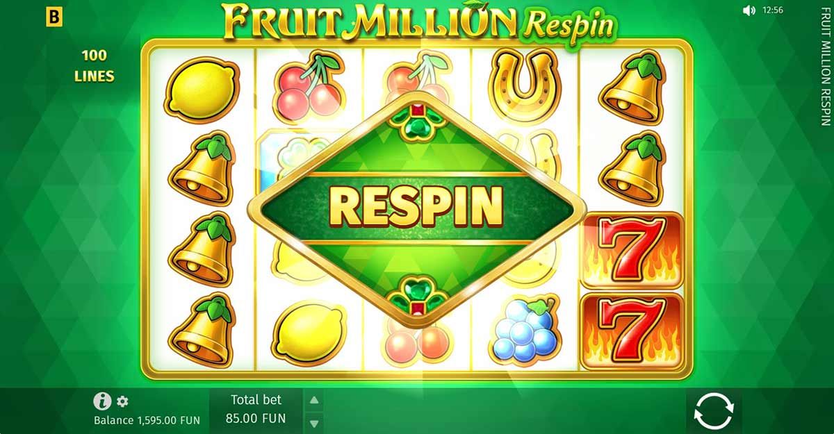 Fruit Million Respin slot - Respin Feature