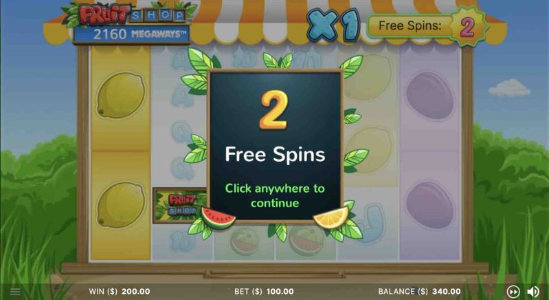 Fruit Shop Megaways Slot Bonus Feature