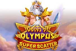 Logo de la machine à sous Gates of Olympus Super Scatter