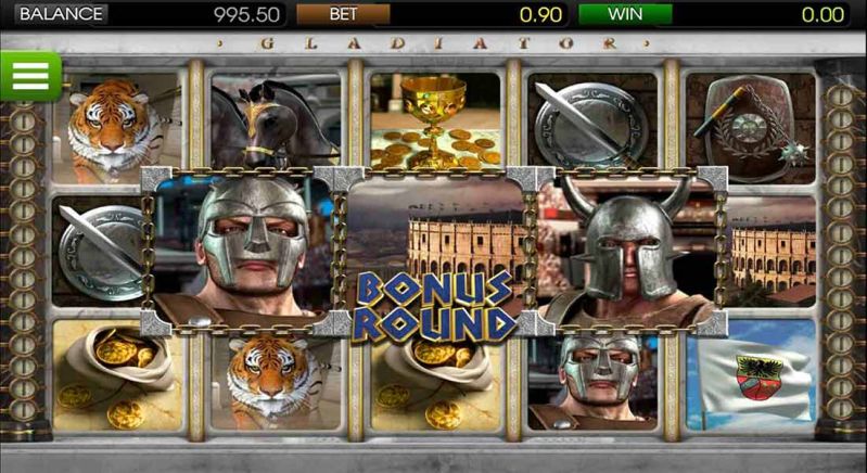 Gladiator slot - bonus round