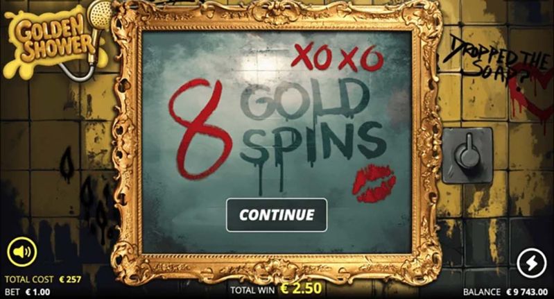 Golden Shower - 8 tours dorés
