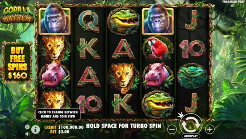 Gorilla Mayhem Slot - main theme