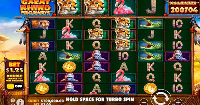 Play in Great Rhino Megaways online slot by Pragmatic Play for free now | Casino Canada