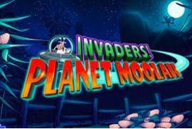 Invaders from the Planet Moolah slot logo
