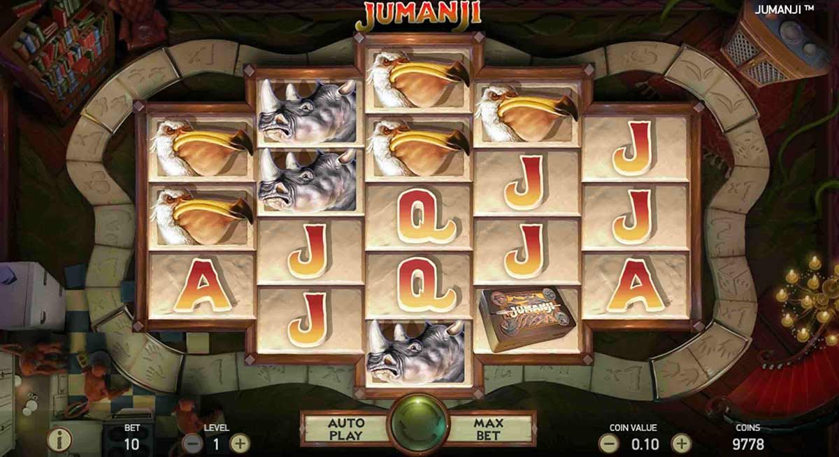 Jumanji Online Slot - main theme