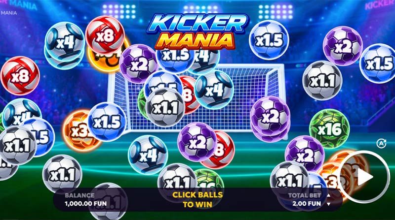 Kicker Maria game interface