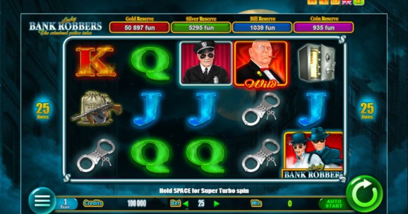 Play in Machine à sous Lucky Bank Robbers de Belatra for free now | Casino Canada