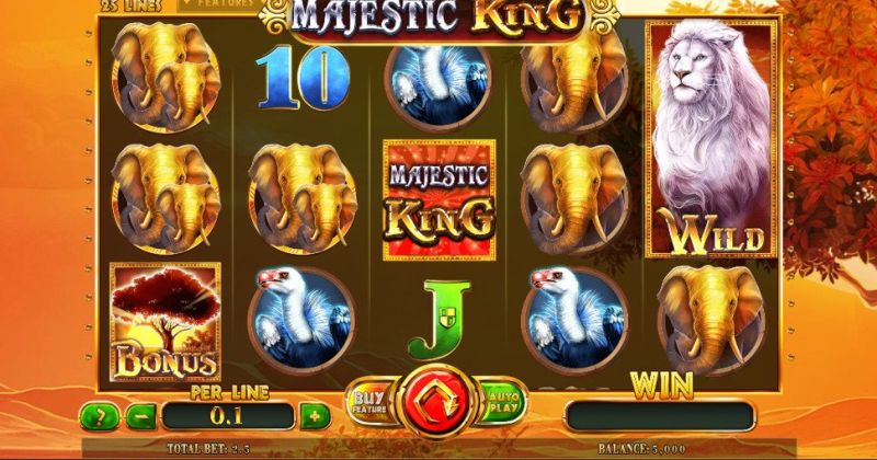 Play in Majestic King Slot Online from Spinomenal for free now | CasinoCanada.com