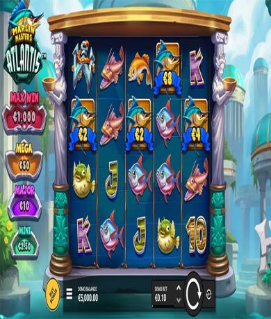 Play in Marlin Masters Atlantis by Hacksaw Gaming – Review, Free Play in Demo Mode for free now | CasinoCanada.com