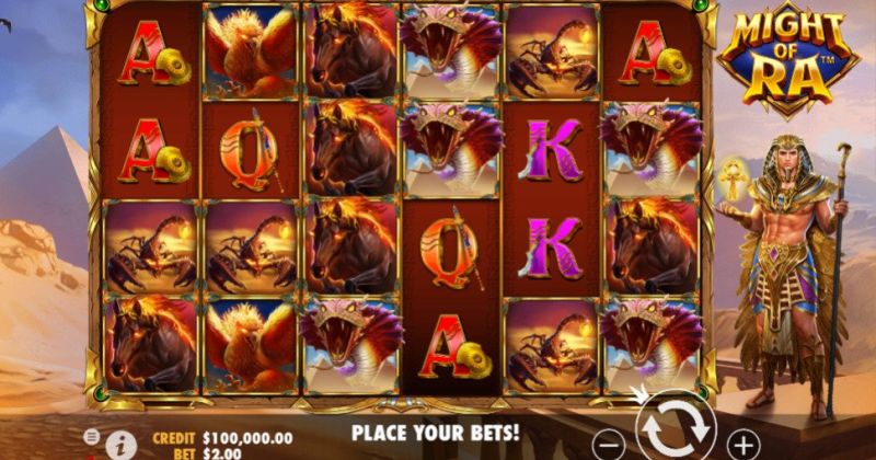 Play in Might of Ra Slot Online from Pragmatic Play for free now | CasinoCanada.com