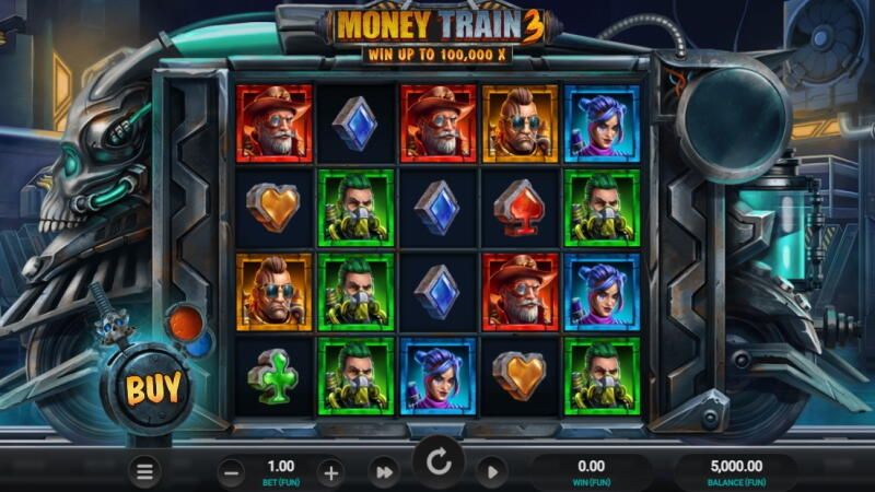 Money Train 3 slot theme