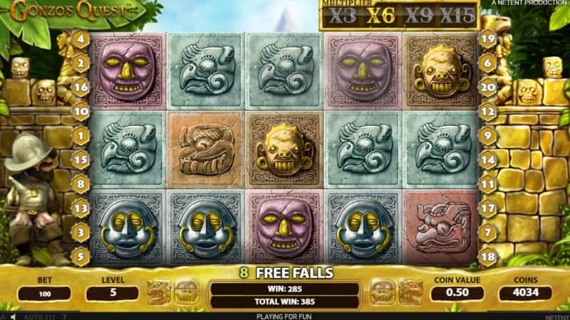 Gonzo’s Quest free spins