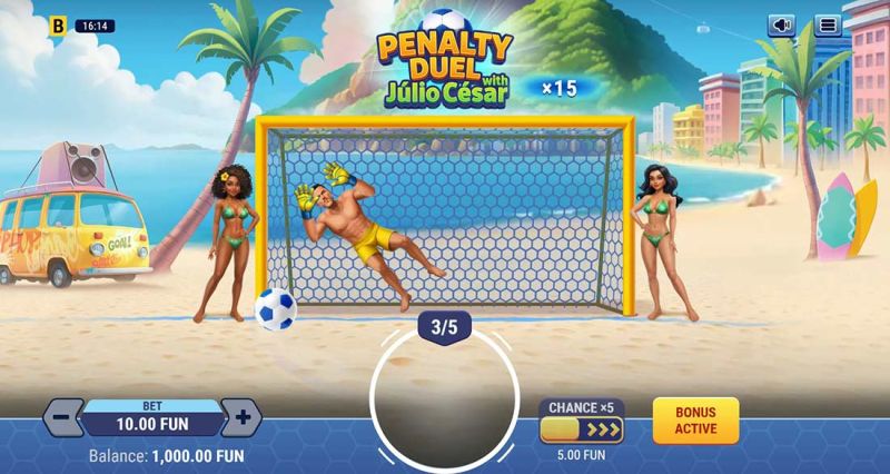 Penalty Duel with Júlio César - bonus buy