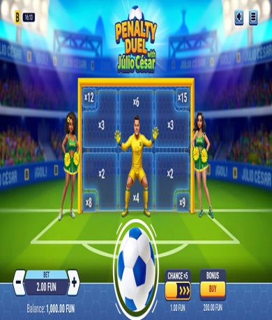 Play in Penalty Duel avec Júlio César par BGaming for free now | Casino Canada