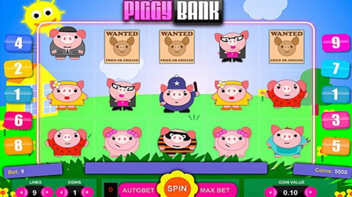 Piggy Bank slot theme