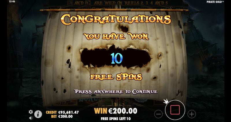 Pirate Gold Free Spins