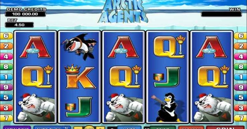 Play in Arctic Agents slot from Microgaming for free now | CasinoCanada.com