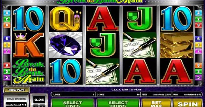 Play in Break Da Bank Again Slot Online from Microgaming for free now | CasinoCanada.com