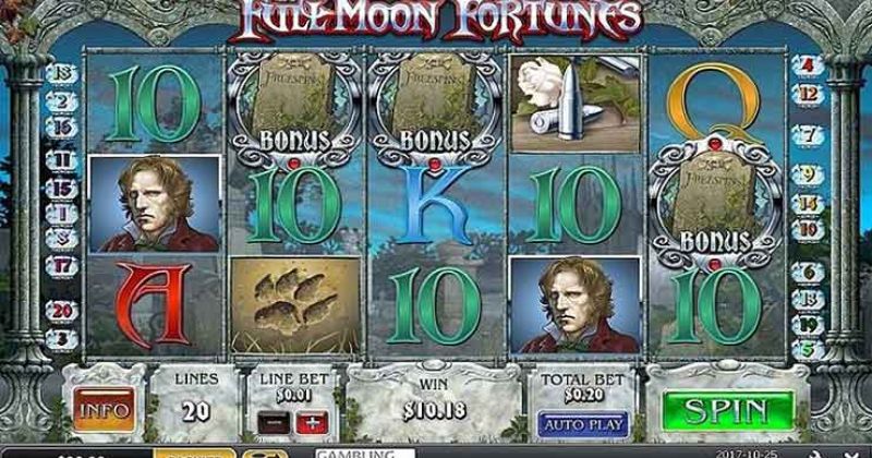 Play in Full Moon Fortunes Slot Online from Playtech for free now | CasinoCanada.com