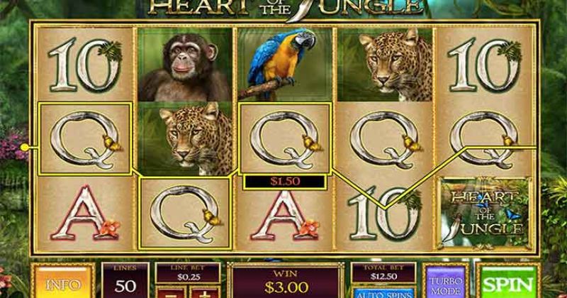 Play in Heart of the Jungle Slot Online from Playtech for free now | CasinoCanada.com