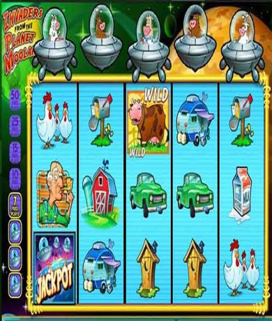 Play in Invaders from the Planet Moolah Slot: Review and Play Online for free now | CasinoCanada.com