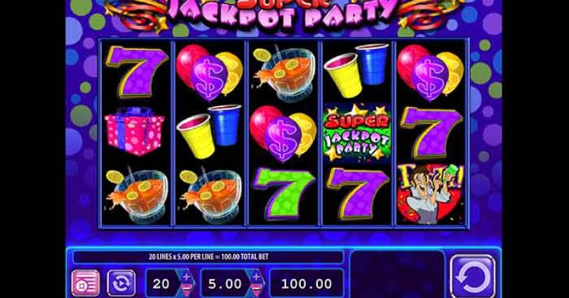 Play in Super Jackpot Party Slot Online from WMS for free now | CasinoCanada.com