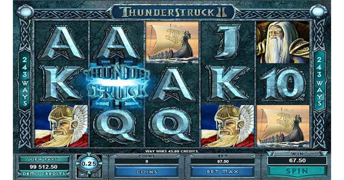 Play thunderstruck 2 slot free