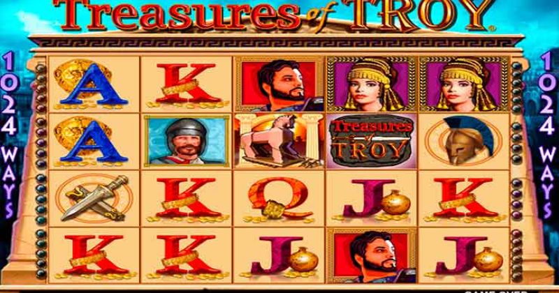 Play in Treasures of Troy slot machine from IGT for free now | CasinoCanada.com