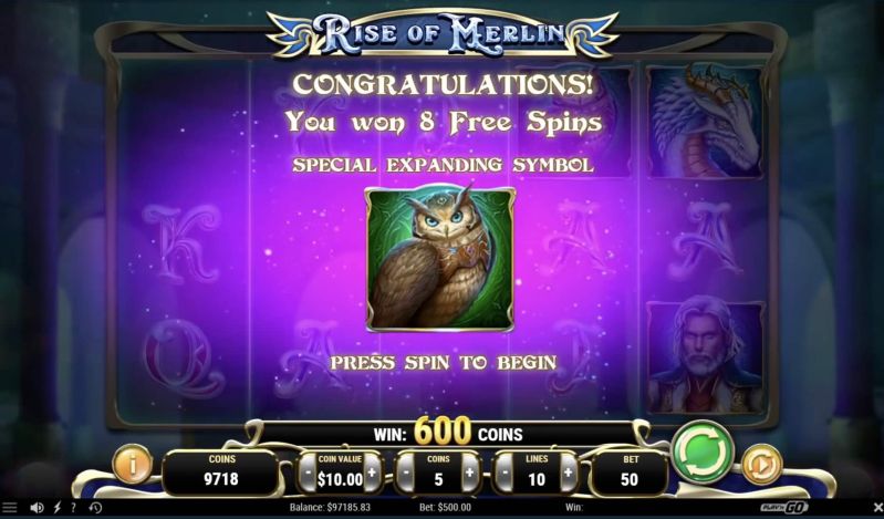 Rise of Merlin free Spins and Expanding Feature