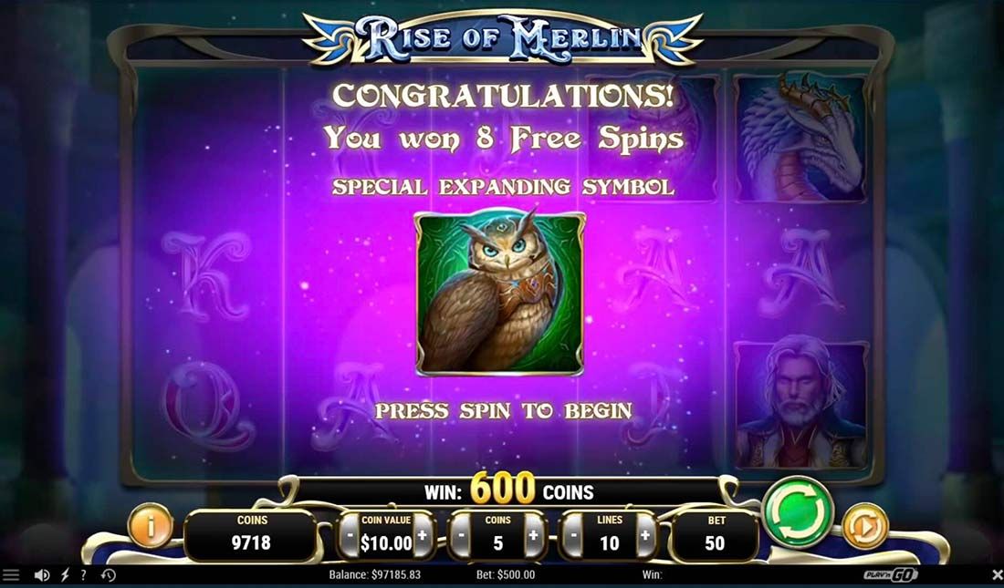 Rise of Merlin free Spins and Expanding Feature