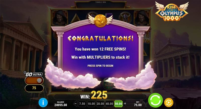 Rise of Olympus 1000 slot - free spins
