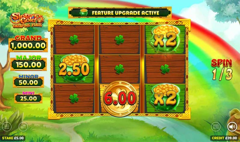 Slots O' Gold Megaways - Rainbow Respins feature