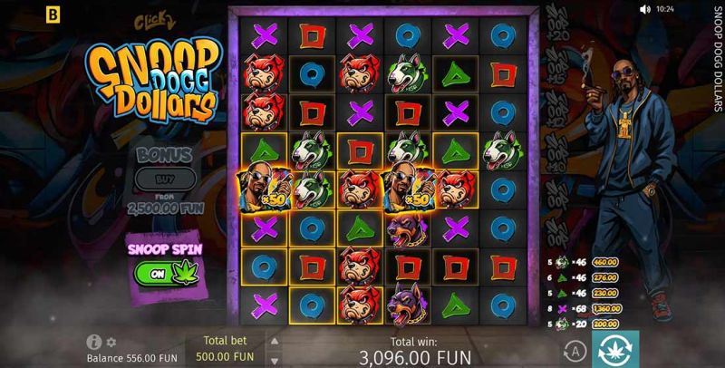 Snoop Dogg Dollars slot - Snoop Spin feature