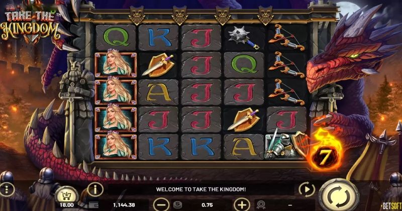 Play in Take The Kingdom Slot Online from Betsoft for free now | Casino Canada
