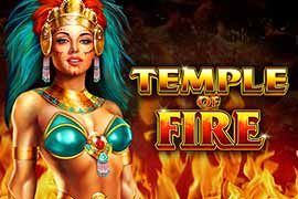 Temple of Fire online slot logo