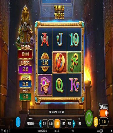 Play in Temple of Three de Play'n GO – Avis et jeu gratuit en mode démo for free now | Casino Canada