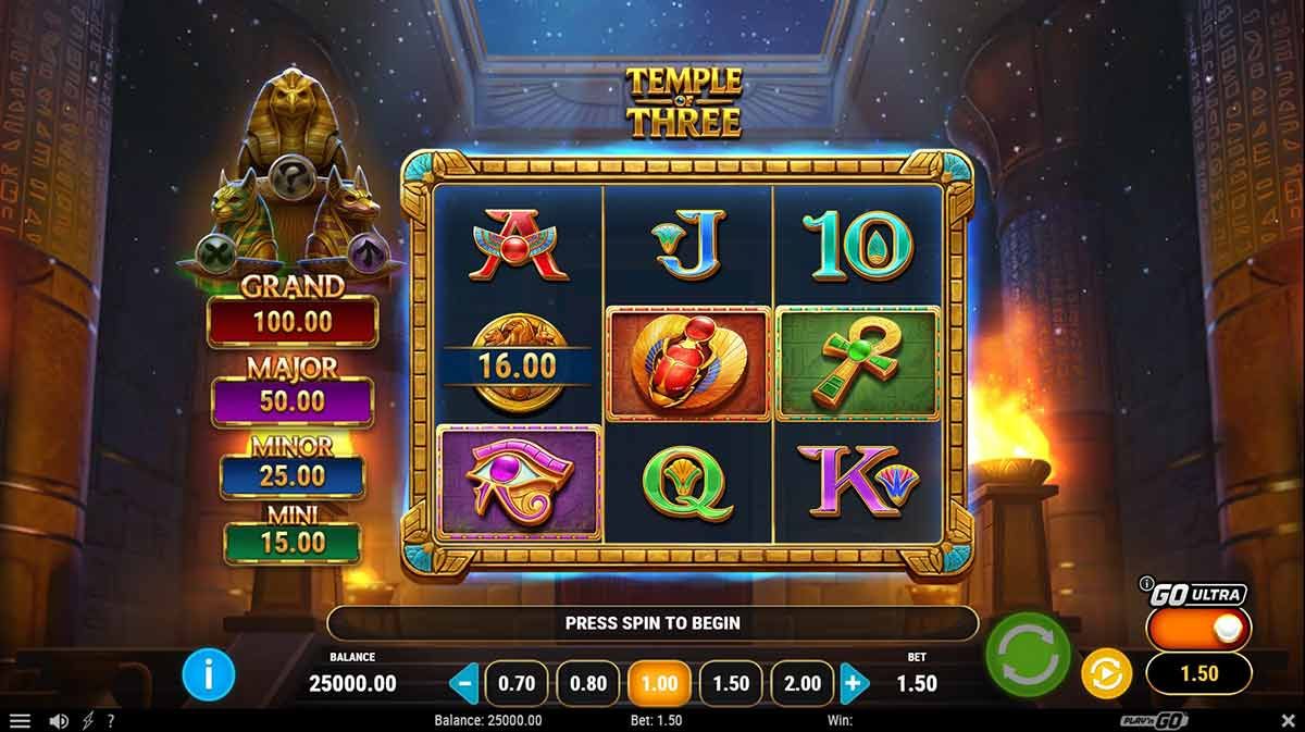 Temple of Three slot - main theme