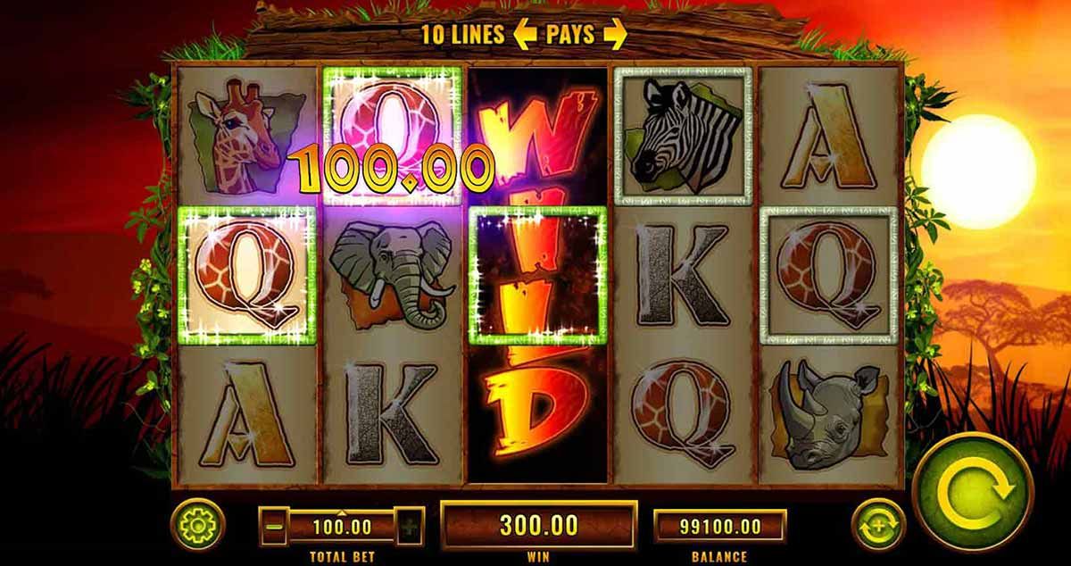 The Wildlife Slot wild feature